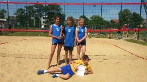1 miejsce - piłka siatkowa plażowa dziewczęta (powiat)